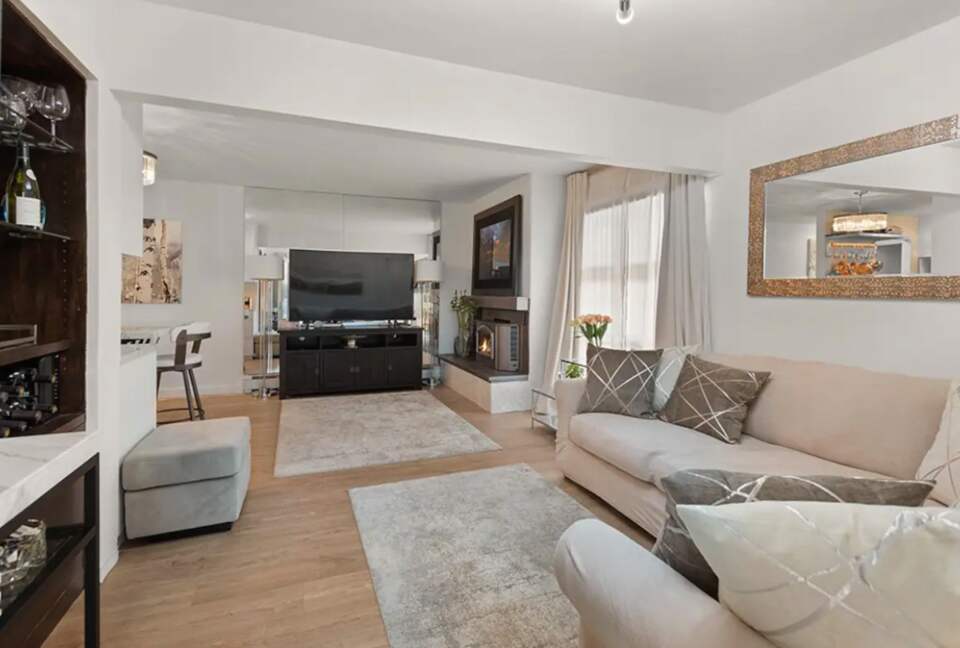 Remodeled open living room