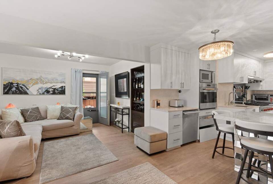 Remodeled open living room