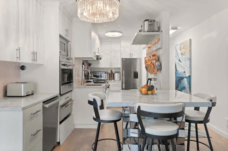 Chef's kitchen and dining