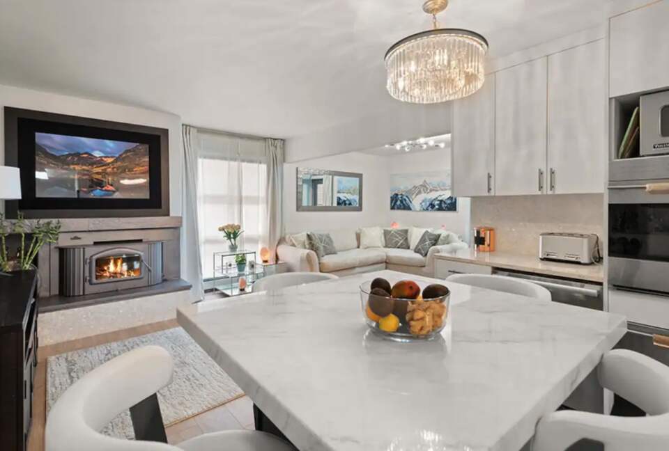 Chef's kitchen and dining