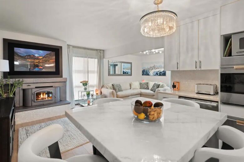 Chef's kitchen and dining