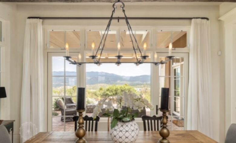 Gorgeous views from dining room