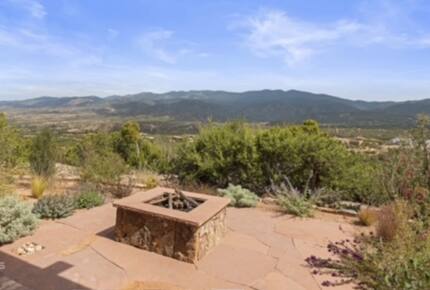 Fire pit with gorgeous views