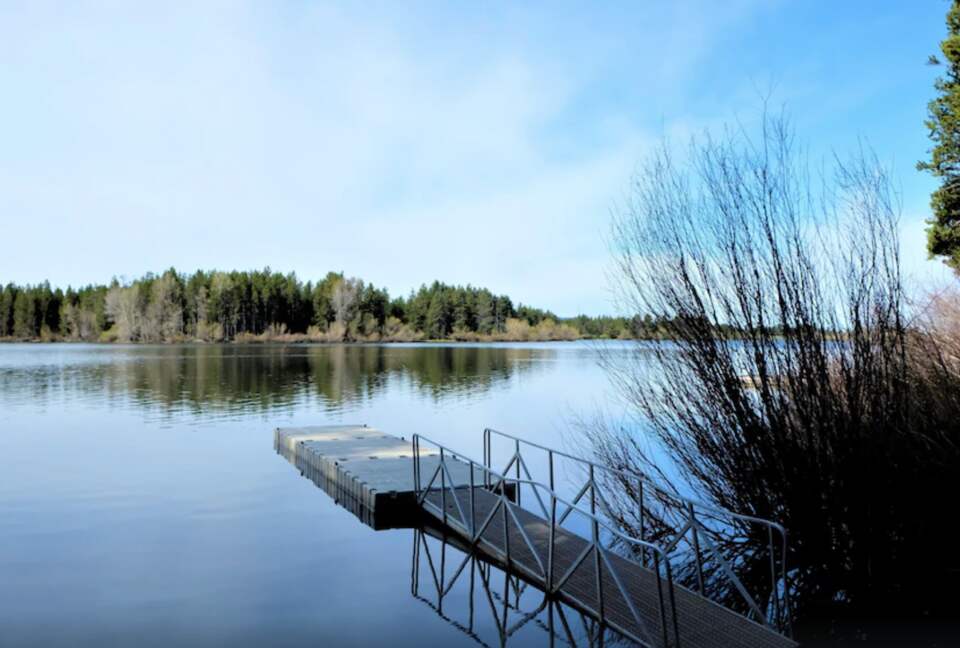 Boat dock 600 feet away