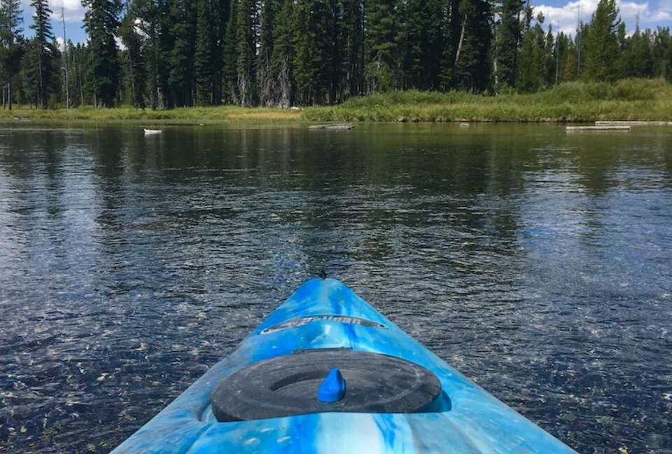 Kayaking near Big Springs
