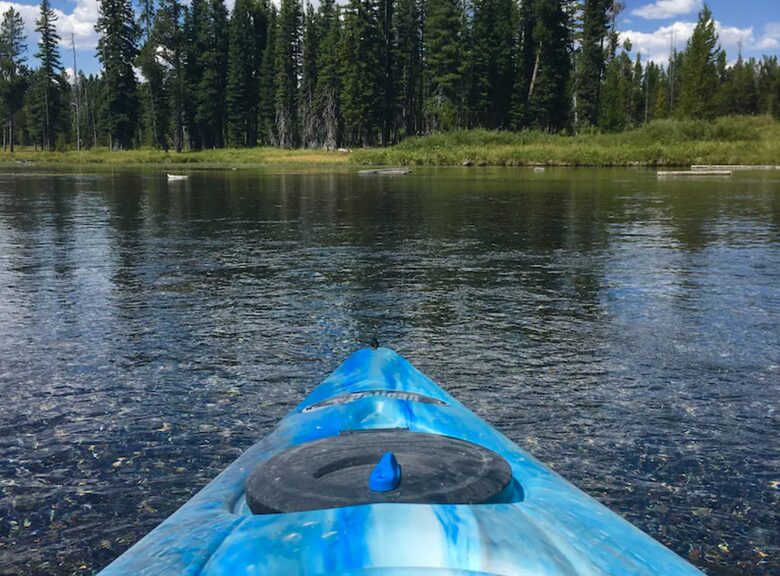 Kayaking near Big Springs