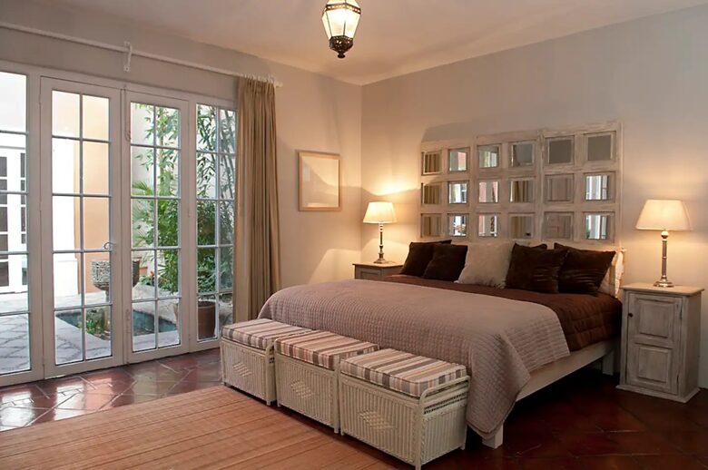 Home Exchange in San Miguel de Allende master bedroom with king bed