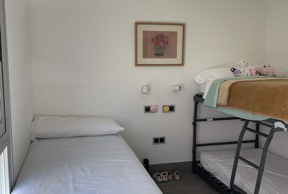 One room of two which can be prepared for 2, 3 or 4 guests