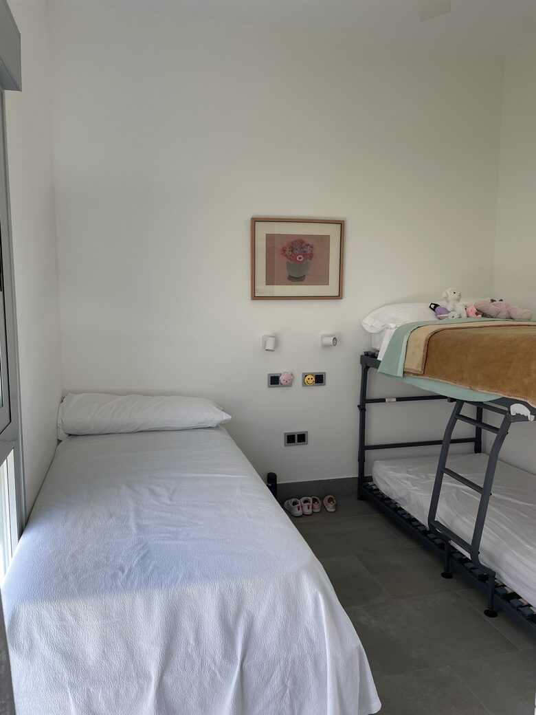 One room of two which can be prepared for 2, 3 or 4 guests