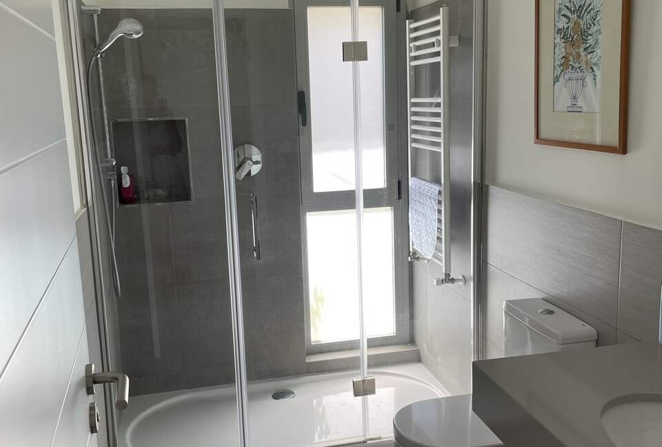 Bathroom that is en-suite to our guest bedroom