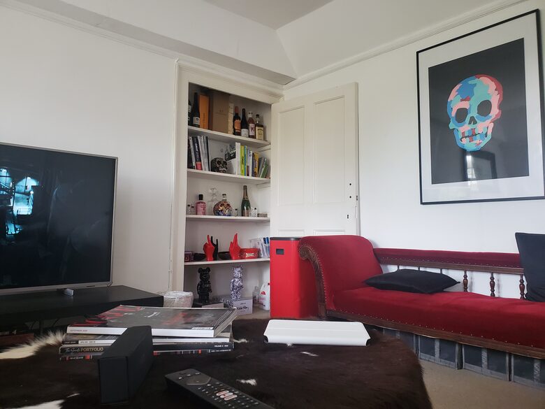 Home TV with B&O surround sound and Philips ambilight