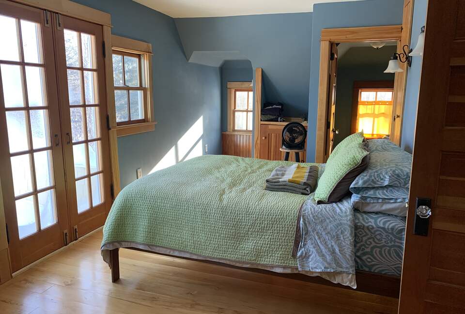 Primary Bedroom with half bath