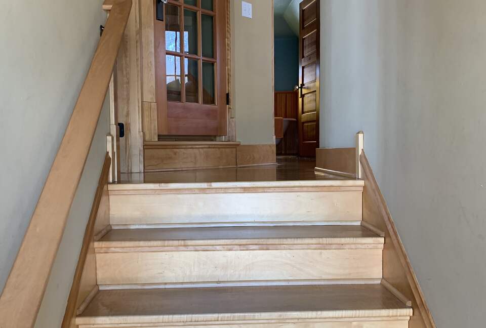 second floor and door to attic