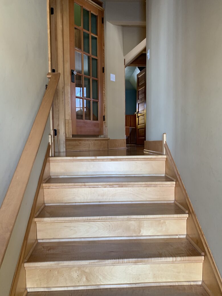 second floor and door to attic