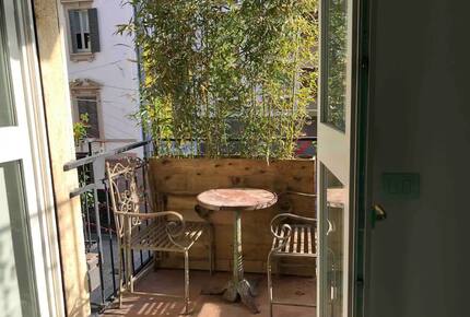 Three balconies overlooking Corso Garibaldi
