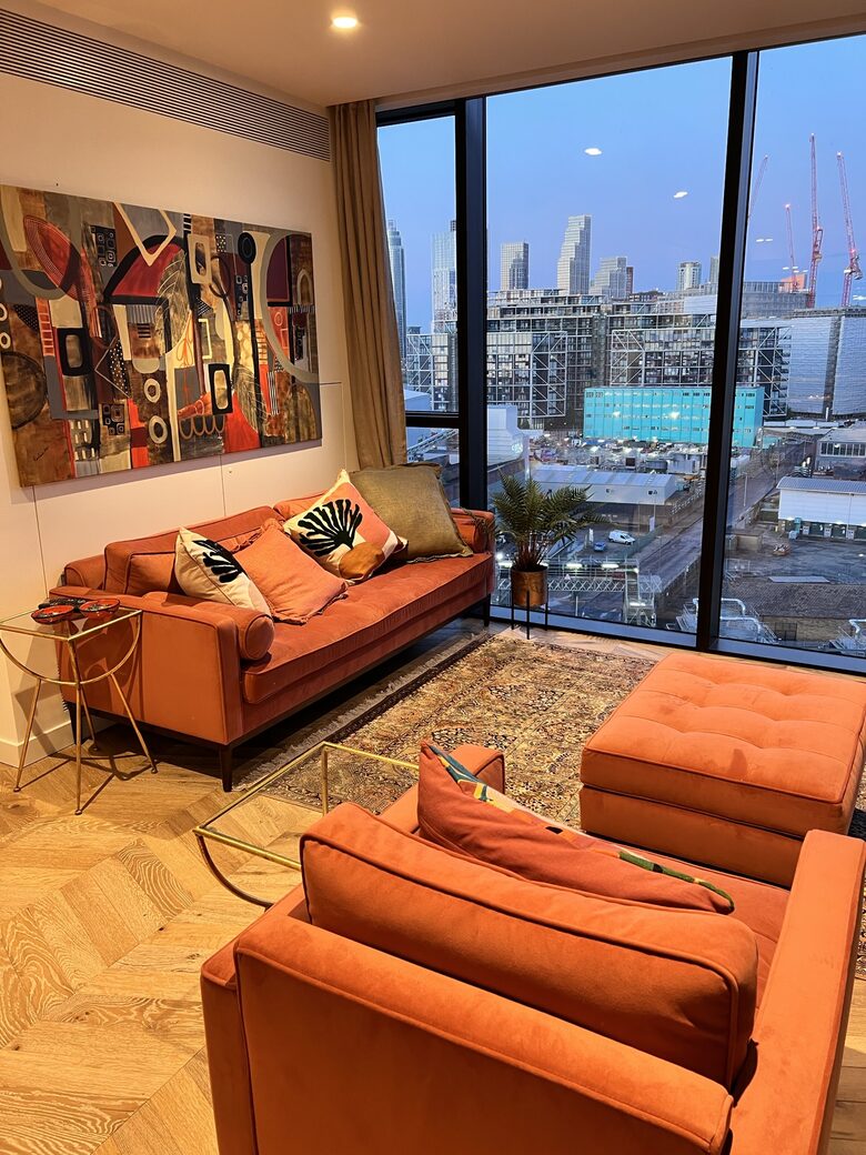 night time views to the east