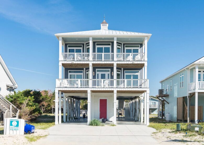 Sun-Soaked Beach Getaway - With a Pool! - Oak Island, North Carolina