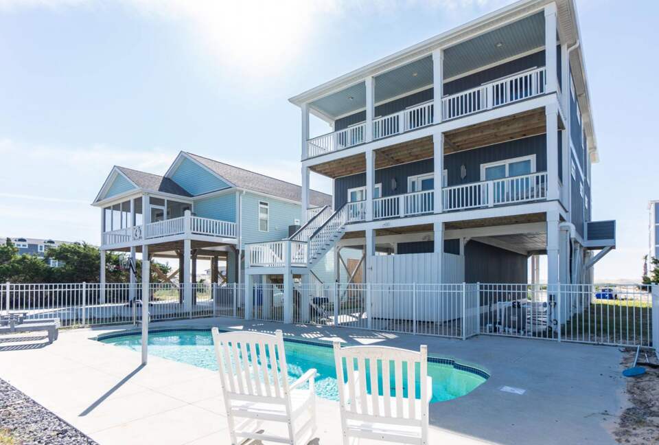 Sun-Soaked Beach Getaway - With a Pool! - Oak Island, North Carolina