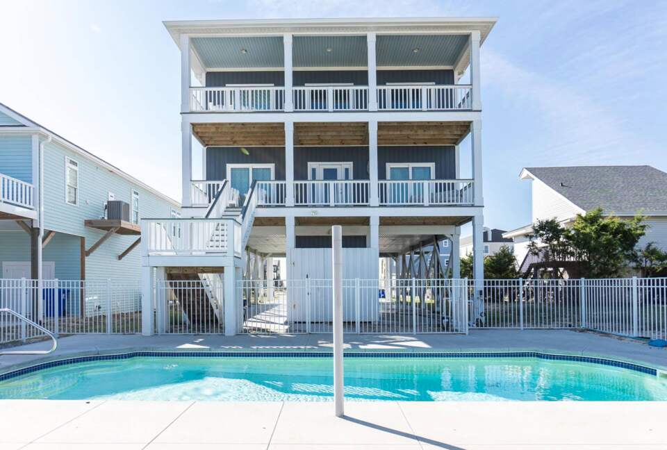 Sun-Soaked Beach Getaway - With a Pool! - Oak Island, North Carolina
