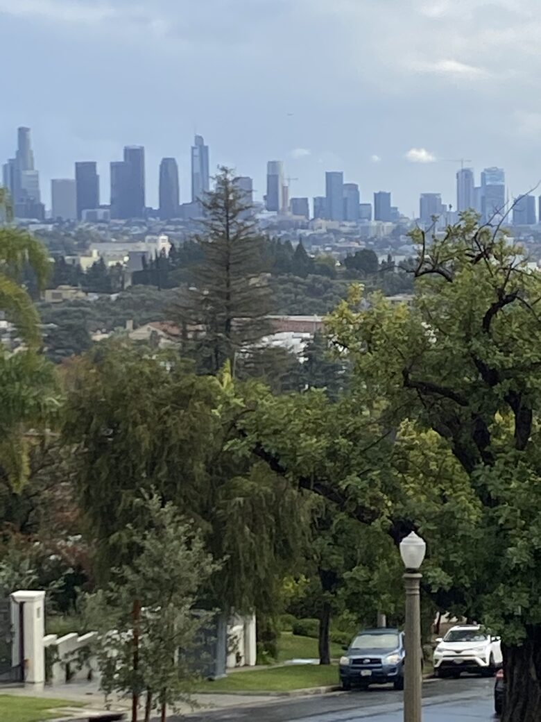 View from second level master and patio