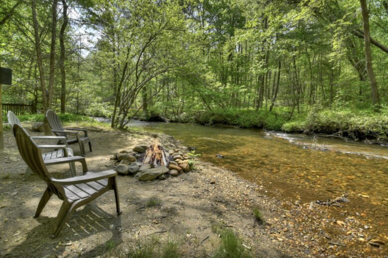 "A River Runs Through It" Chic Georgia Cabin - Cherry Log, Georgia