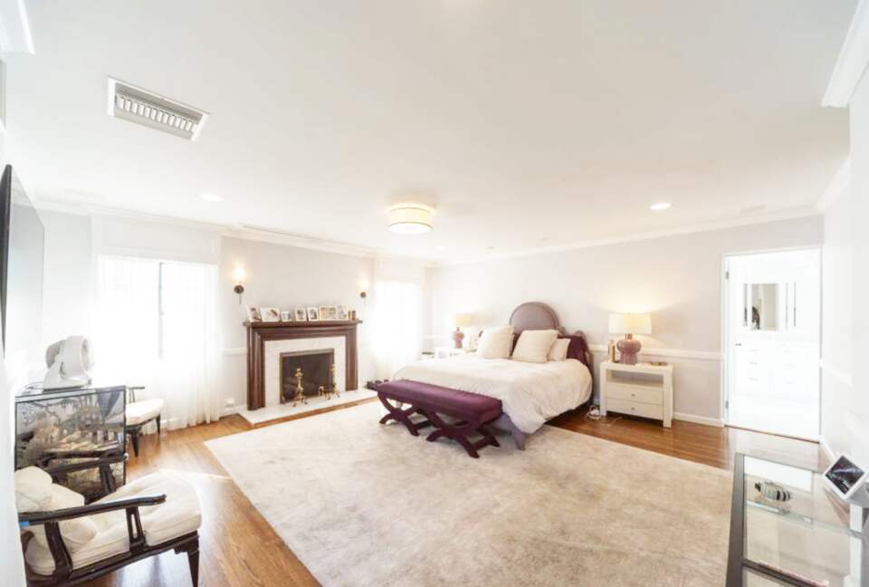 Master bedroom with King