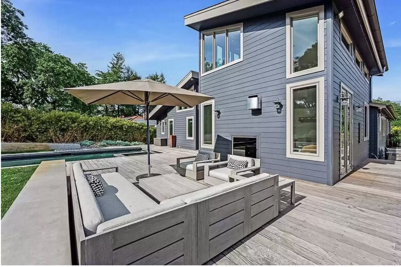 Modern Home in West Sonoma County Farm Country, with Pool - Sebastopol, California