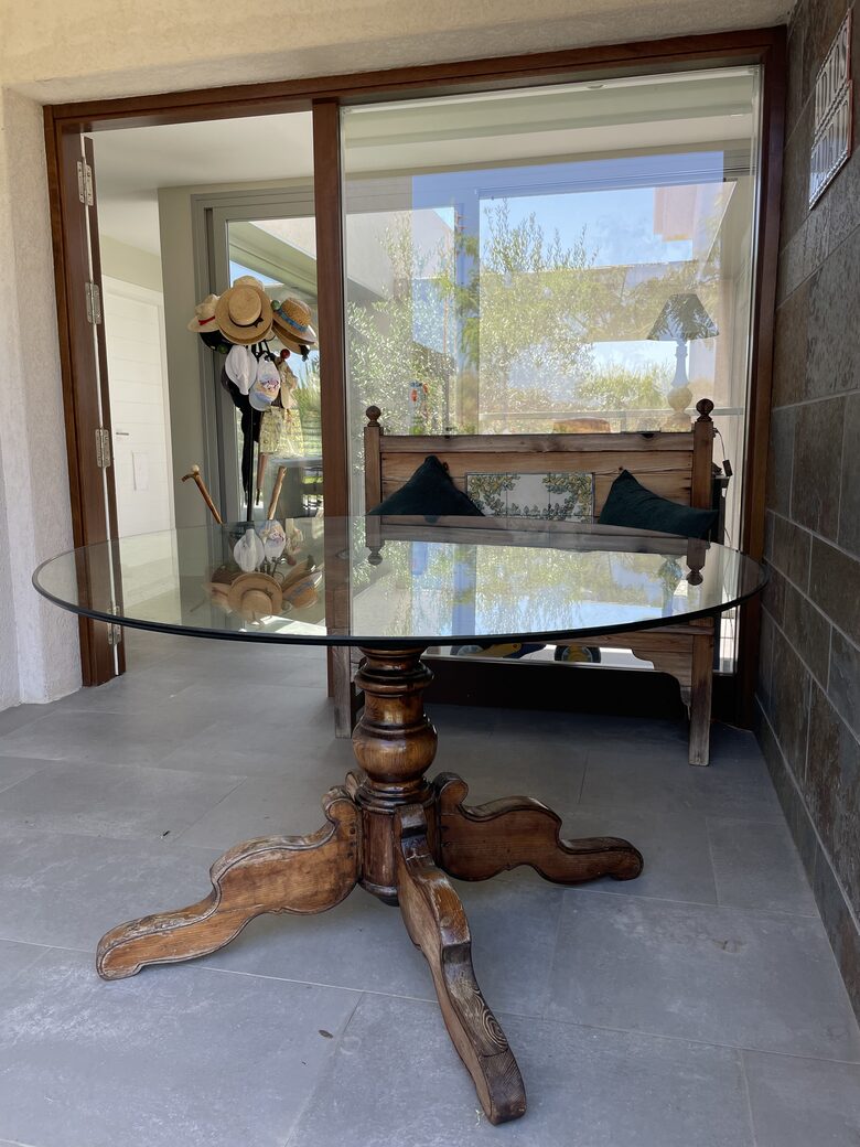 The entrance to our villa