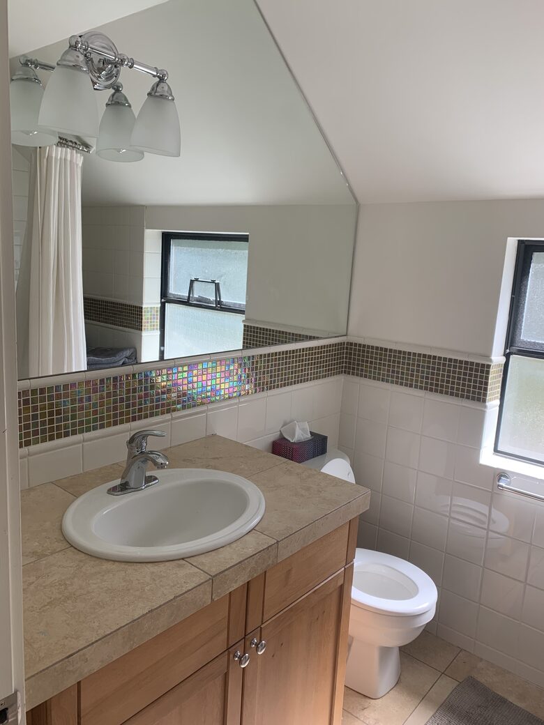 Upstairs bathroom. Soon to be renovated