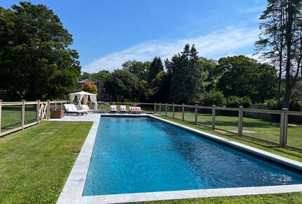 Heated fresh water 65 foot long lap pool