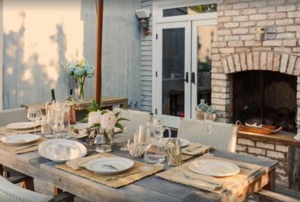 Main house outdoor dining