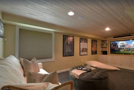 Main house media room