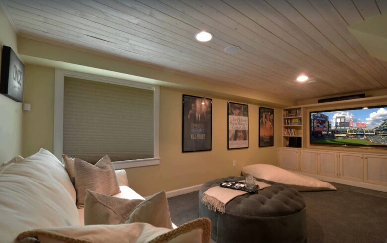 Main house media room