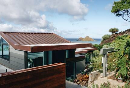 Front entrance to the house