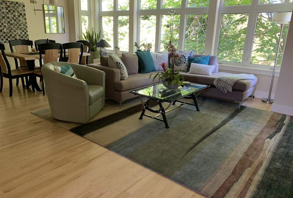 comfortable living room seating area