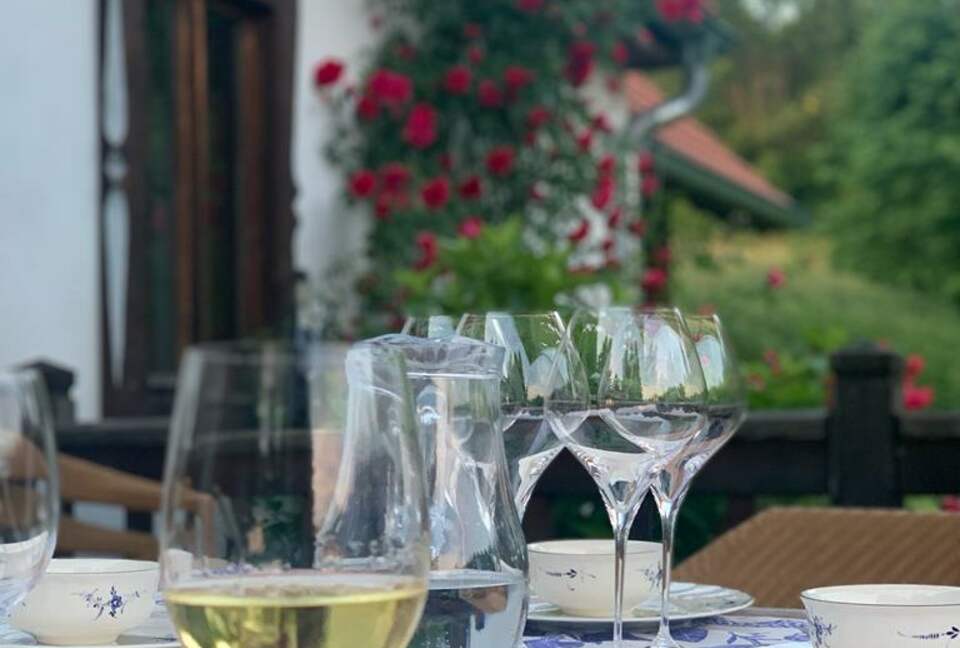 Entertaining on the terrace