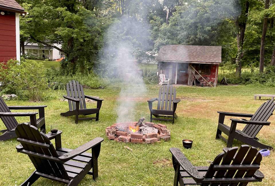 Peaceful Country Home | 2 Acres with a Firepit, Hot Tub, and Pond - Ghent, New York