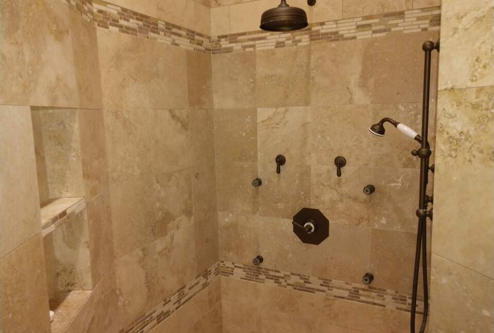 MASTER BATH WALK IN SHOWER