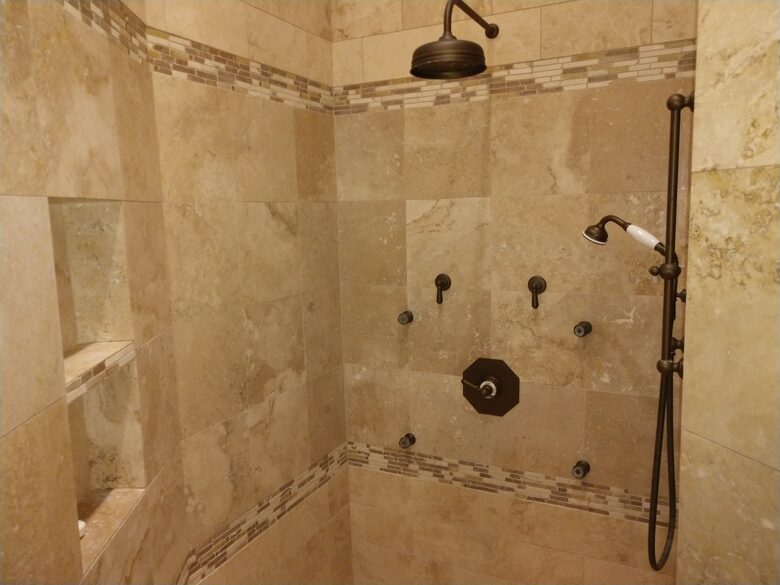 MASTER BATH WALK IN SHOWER