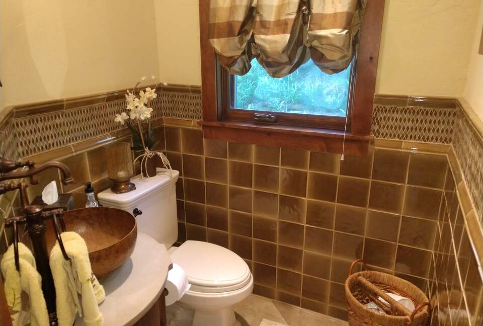 POWDER ROOM OFF KITCHEN