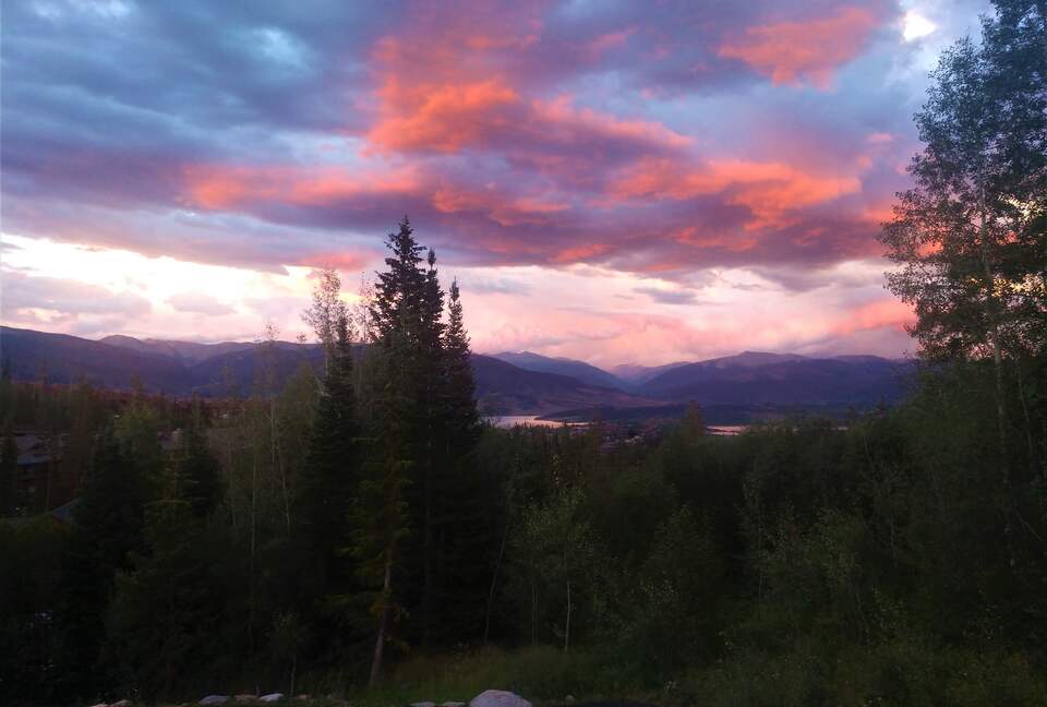 ALPINE GLOW FROM MASTER BEDROOM DECK