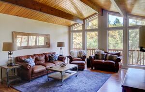 Cabin with Soaring Windows and Hot Tub Near Yosemite - Groveland, California