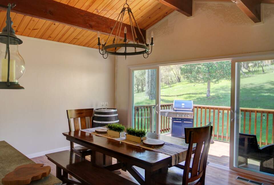 Cabin with Soaring Windows and Hot Tub Near Yosemite - Groveland, California