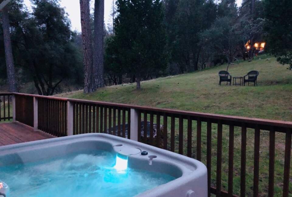 Cabin with Soaring Windows and Hot Tub Near Yosemite - Groveland, California