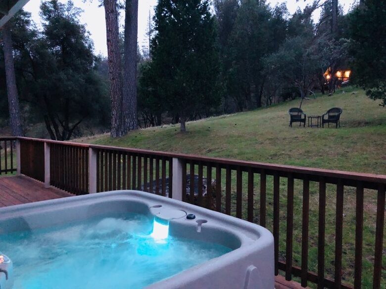 Cabin with Soaring Windows and Hot Tub Near Yosemite - Groveland, California