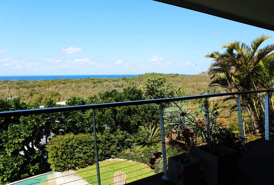 southerly view over national park