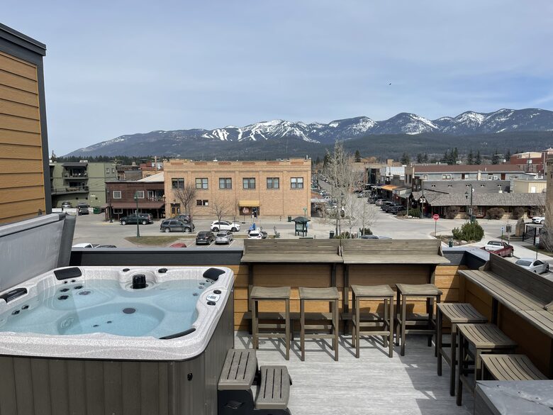 Luxury Penthouse with a Hot Tub on Central Ave - Whitefish, Montana