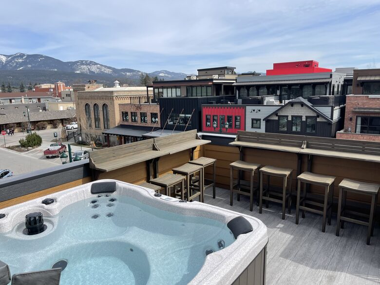 Luxury Penthouse with a Hot Tub on Central Ave - Whitefish, Montana