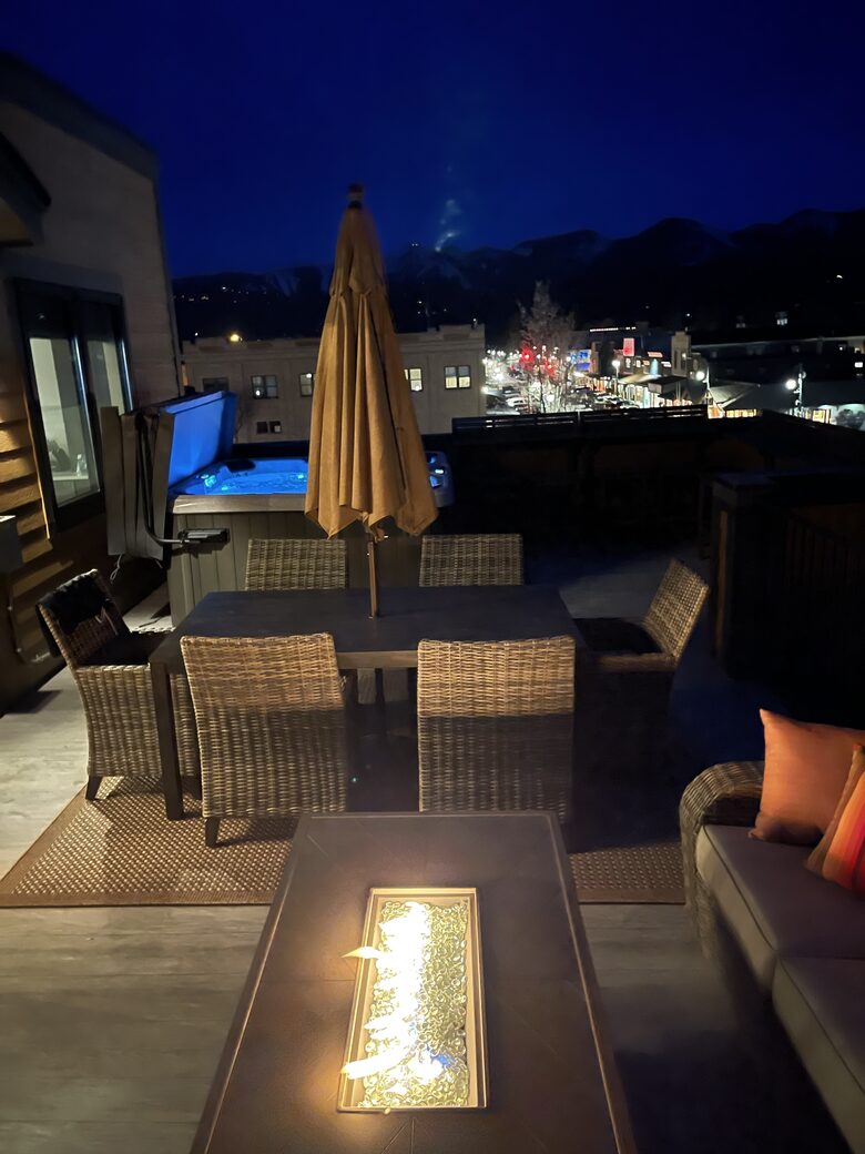 Luxury Penthouse with a Hot Tub on Central Ave - Whitefish, Montana