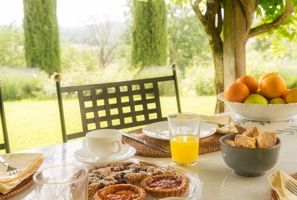 Breakfast with a view